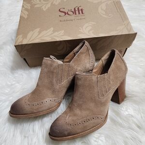 Euro Sofft Women's Tan Ankle Boots Size 10